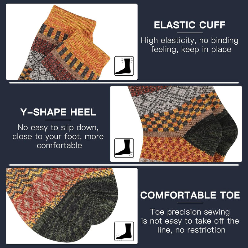 Comfortabele Heren Thermosokken (5 Paar) - Kevin
