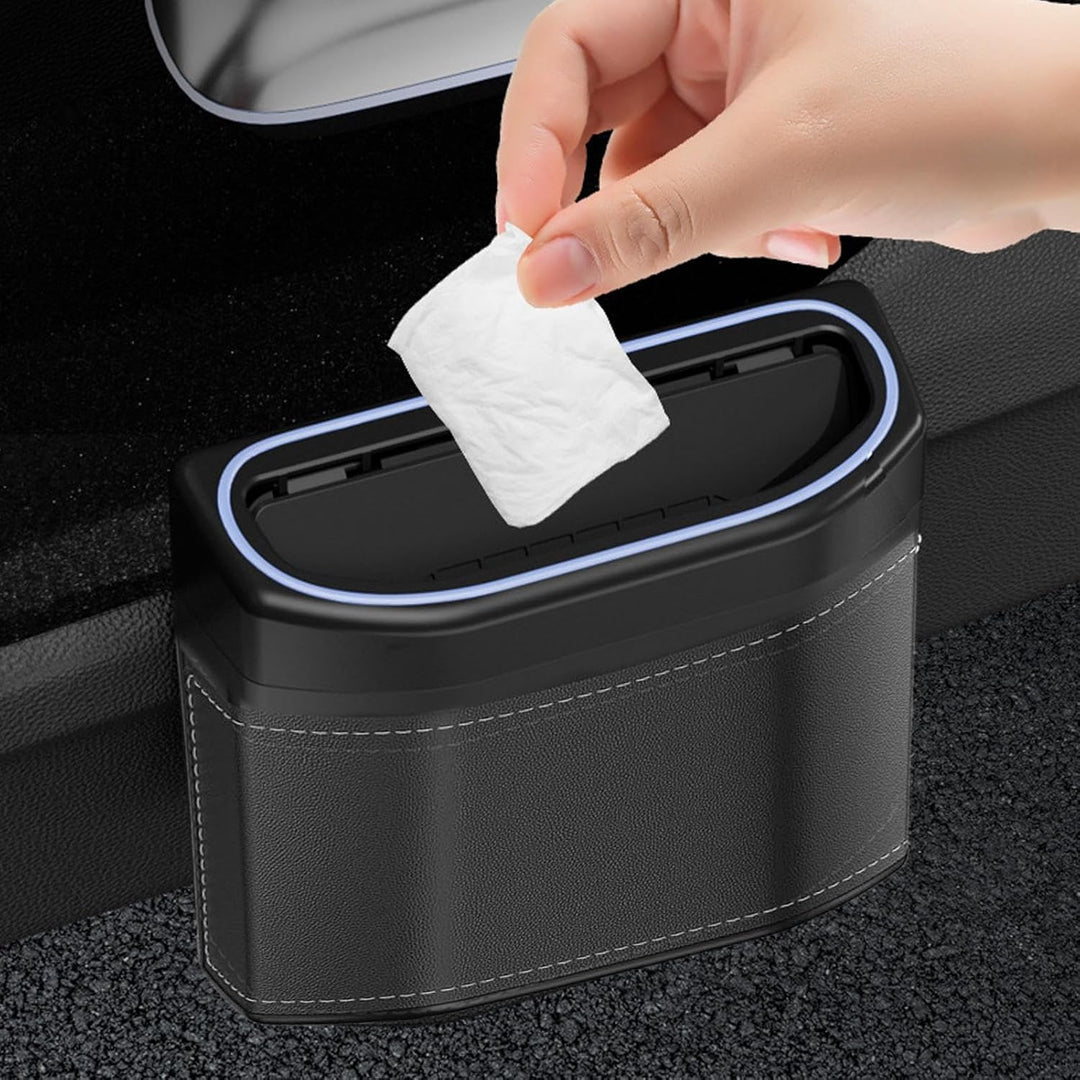 Papelera para coche a prueba de olores con luz táctil – Lurevo