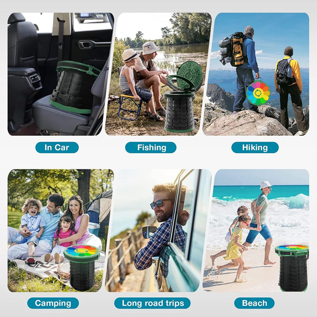 Inodoro portátil con altura ajustable – CampMate