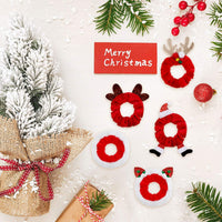 10-Delige Kerst Scrunchie Set - VelvetFest