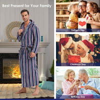 Comfortabele Flanellen Heren Badjas - James