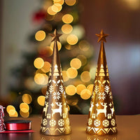 LED Cone Table Decoration Set (2 Pieces) - ShimmerCone