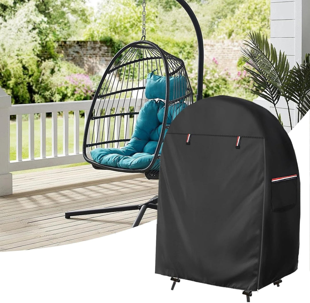 Funda impermeable para silla con forma de huevo con doble cremallera – Solara