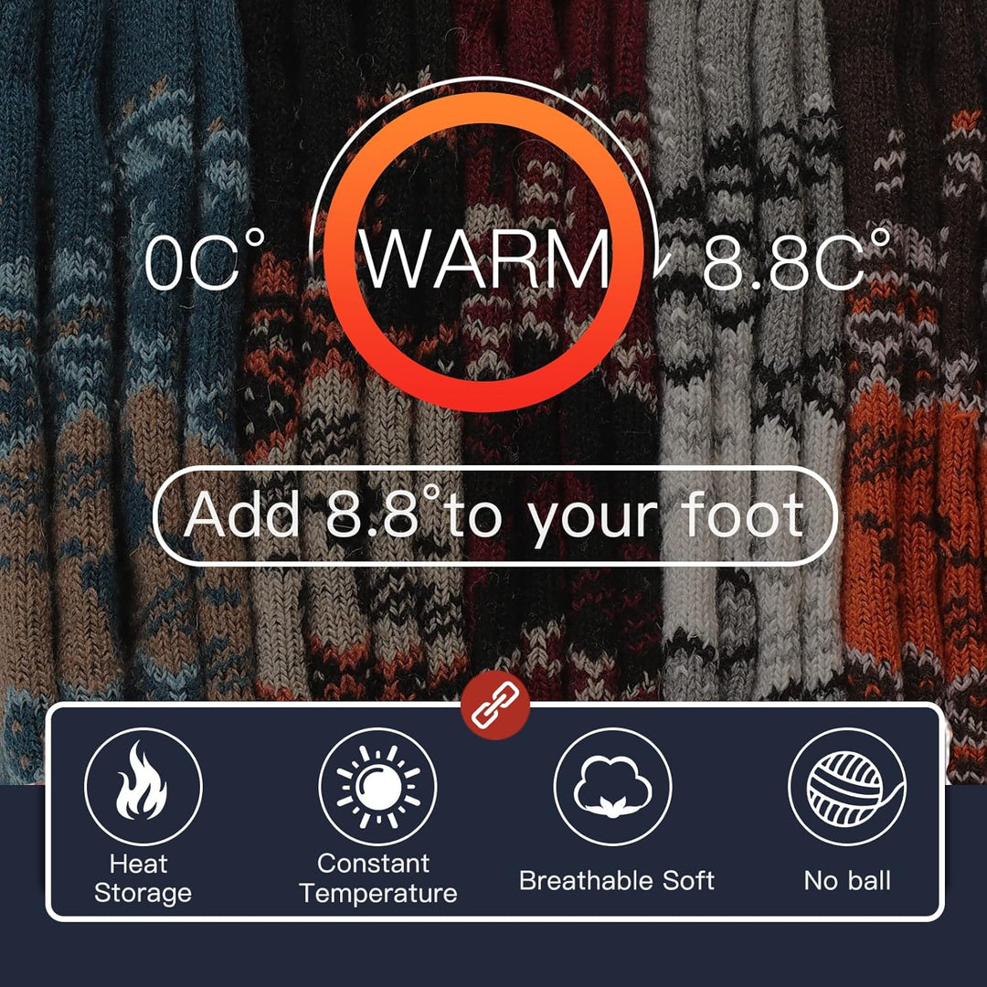 Comfortabele Heren Thermosokken (5 Paar) - Kevin