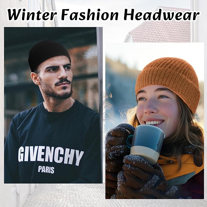 Unisex Knit Hat with Low Cuff – Robin