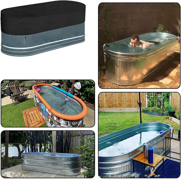 Waterproof UV-Resistant Tear-Resistant Protective Cover for Ice Bath Tank – Novyra