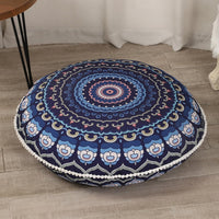Duża okrągła poduszka do medytacji z pianką memory (81 cm)
