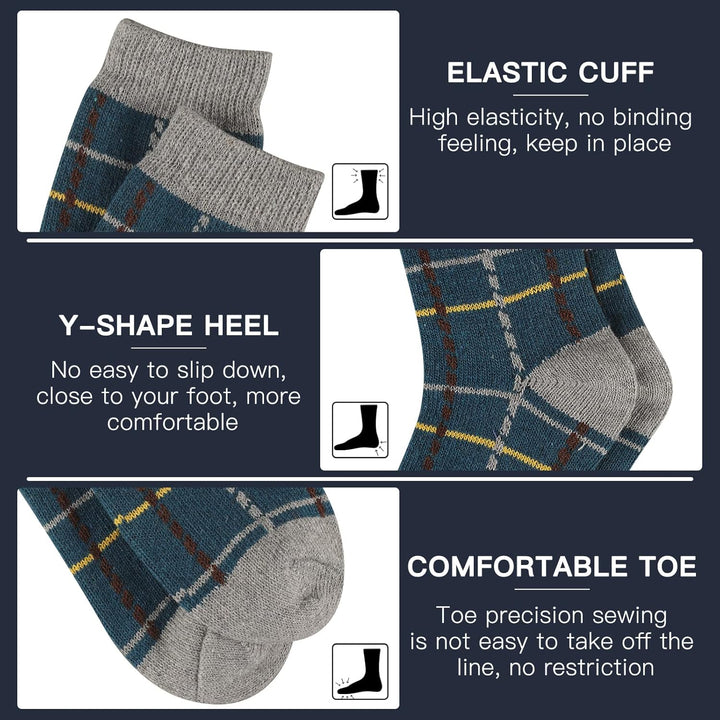 Comfortabele Heren Thermosokken (5 Paar) - Kevin