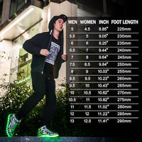 Trendy LED Sneakers met Oplaadbare Verlichting - LumaBoost