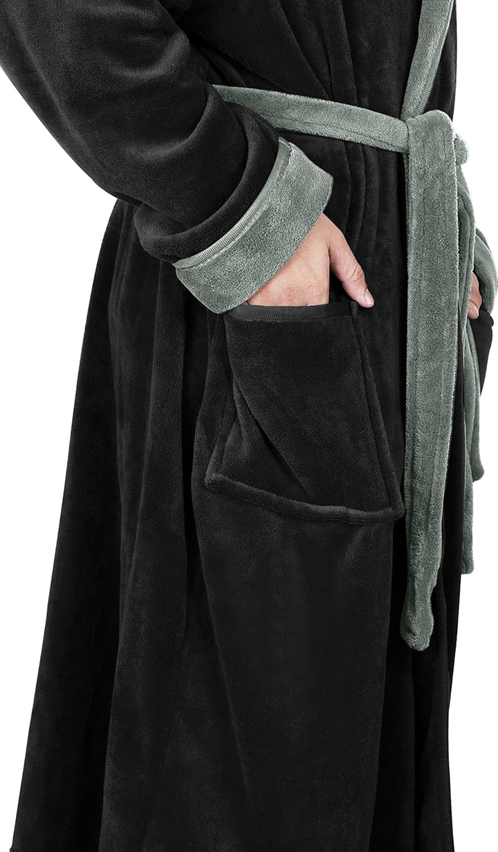 Comfortable Men's Fleece Bathrobe - Harry