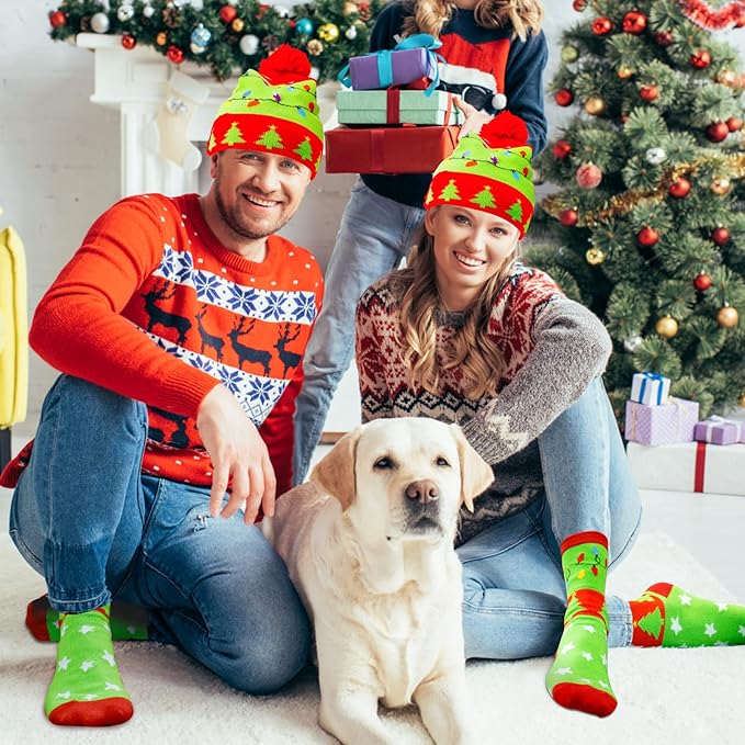 Christmas LED Beanie & Socks Set - GlowWear