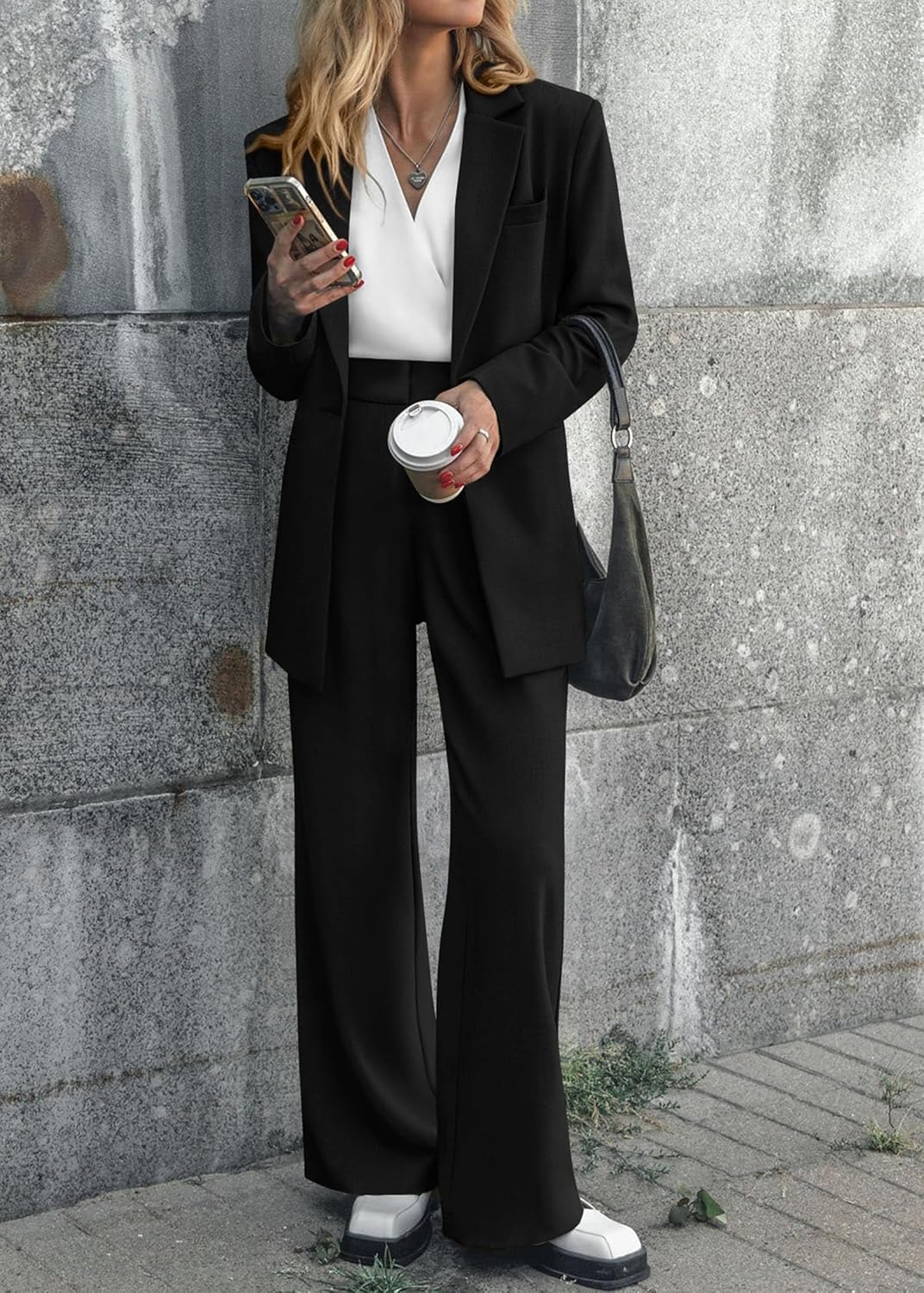 Stijlvolle Blazer en Pantalon Set - Mia