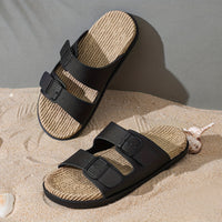 Stylish men's summer sandals with adjustable straps - GripStep