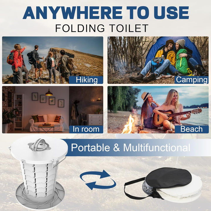 Inodoro portátil con altura ajustable – CampMate