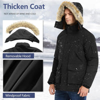 Winterjas met Afneembare Capuchon voor Heren - Gabriel