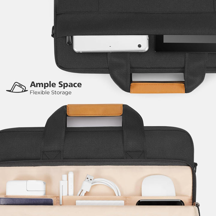 Waterdichte Schoudertas voor Laptops met 360° Beschermende Voering