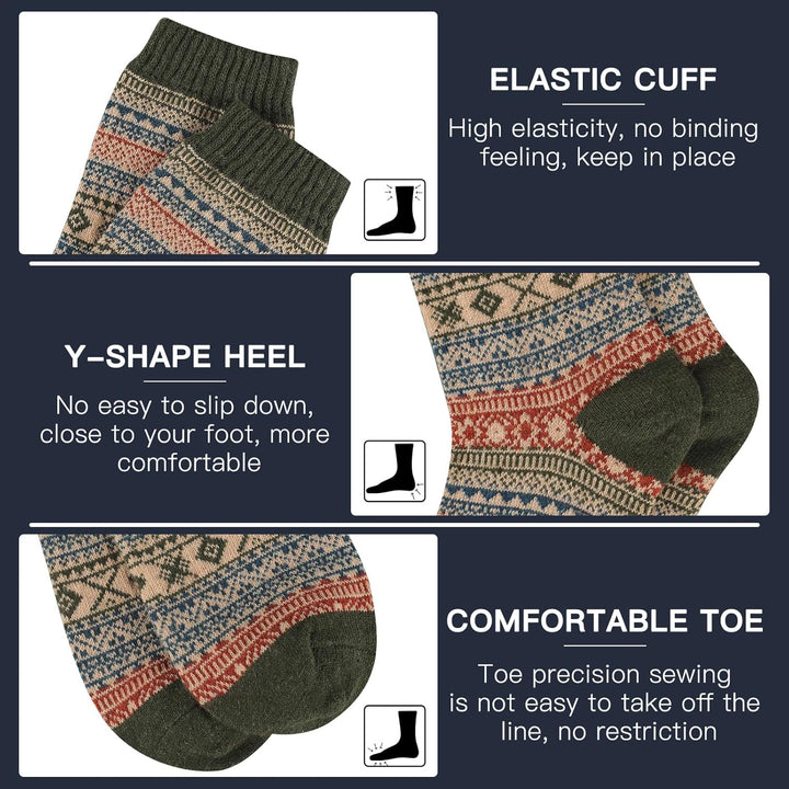 Comfortabele Heren Thermosokken (5 Paar) - Kevin
