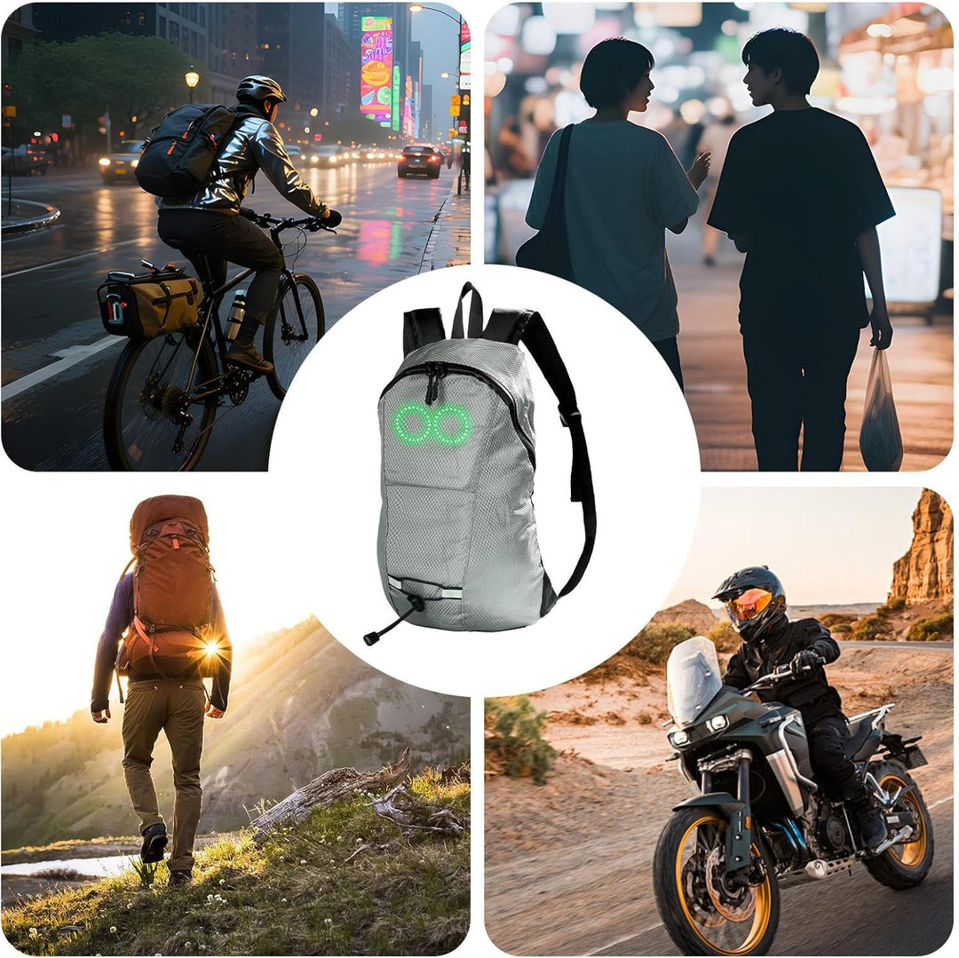 LED Travel Backpack – Waterproof Luminous Backpack with Music-Reactive Lighting – Nexora