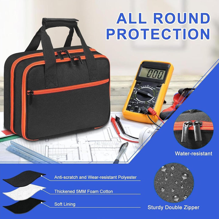 Bolsa de almacenamiento impermeable para comprobadores eléctricos – Voltura