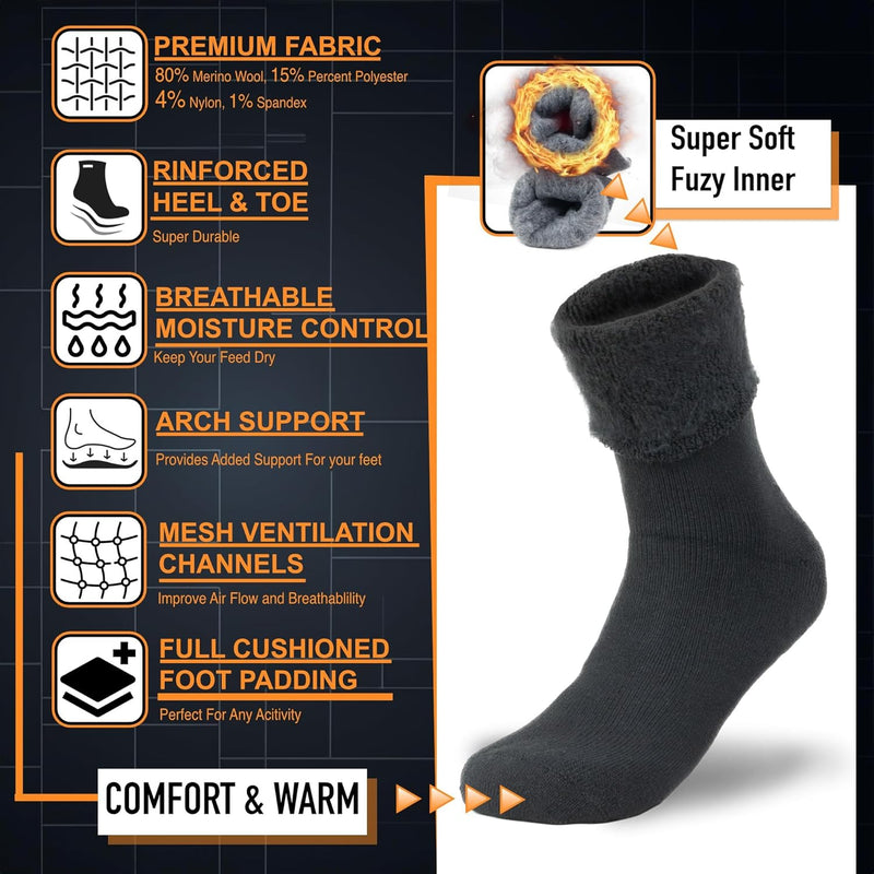 Thermal Wool Socks for Men - Oliver