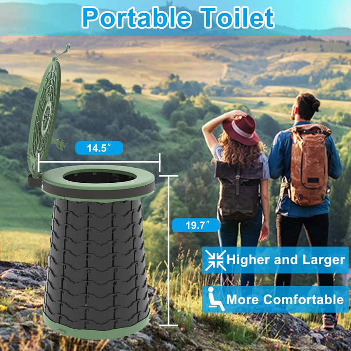 Inodoro portátil con altura ajustable – CampMate