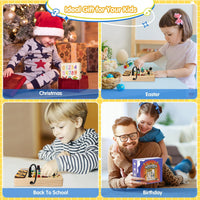 Montessori tablica korkowa dla maluchów z 27 lampkami LED - BrightMinds