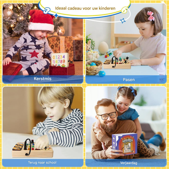 Interactive Montessori Board for Toddlers - BrightStart
