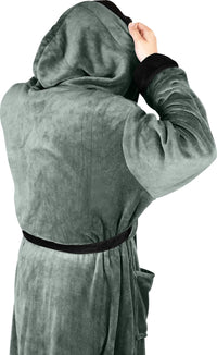 Comfortable Men's Fleece Bathrobe - Harry