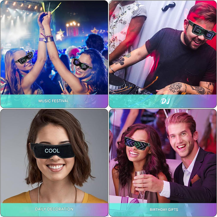 App-Programmable LED Party Glasses – GlowBeat