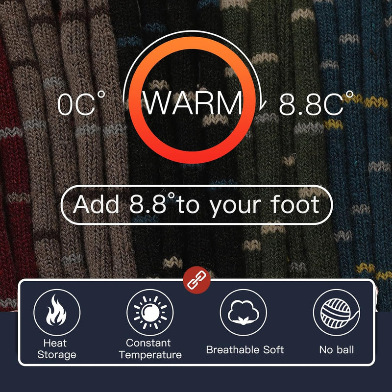 Comfortabele Heren Thermosokken (5 Paar) - Kevin