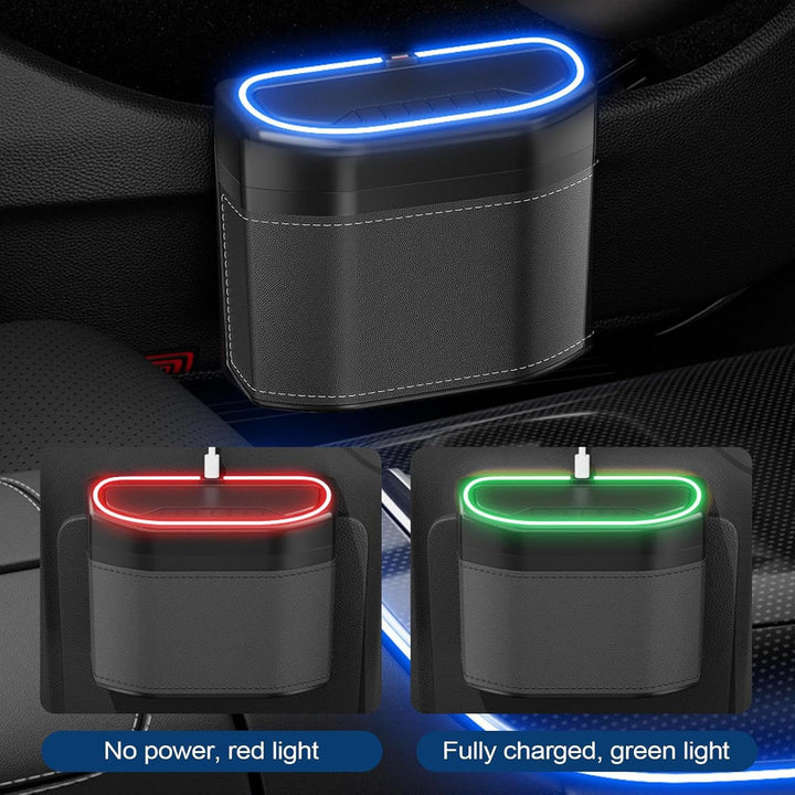 Papelera para coche a prueba de olores con luz táctil – Lurevo