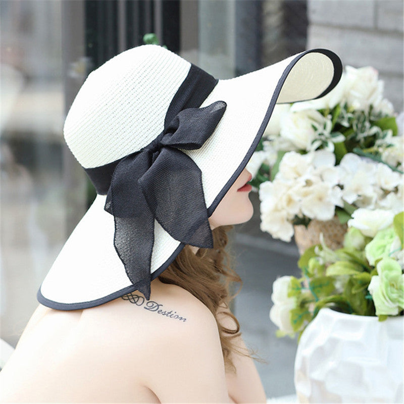 Light women's summer hat with wide brim and chic design – Vivian