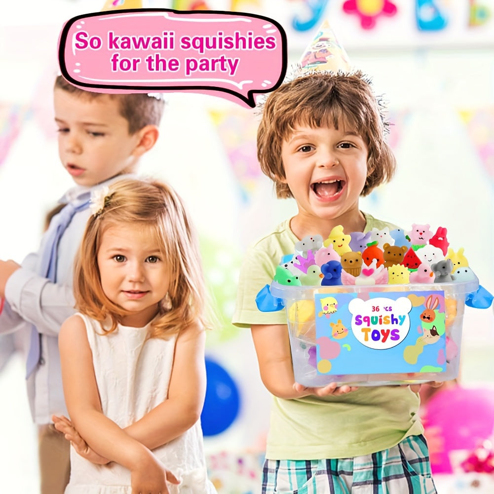 36 Cieniowanych Miękkich Zabawek Zwierząt - KawaiiKnijpjes