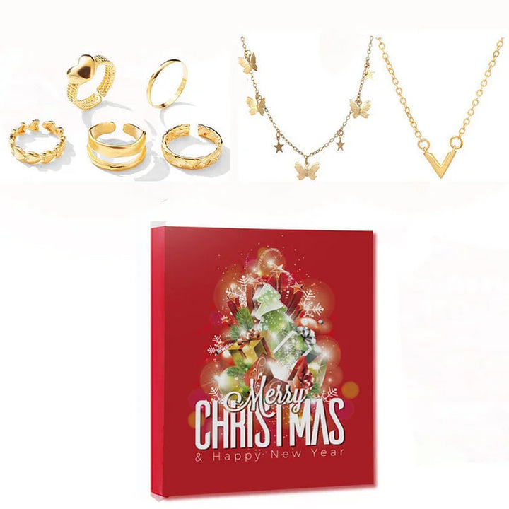 Gouden/Zilveren Sieraden Adventskalender - Livia