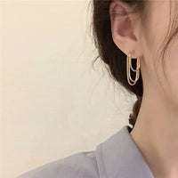 Three-Layer Chain Earrings - Aurelia