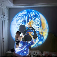 Lampa projektor Ziemia i Księżyc - CelestiaGlow