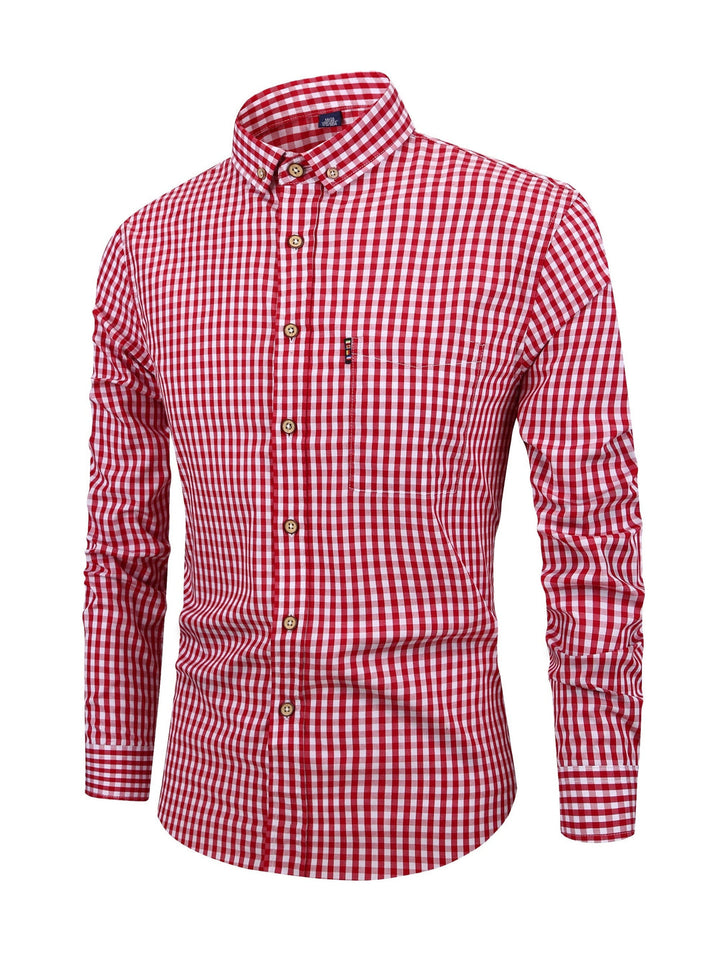Checked Men's Shirt with Comfortable Fit – Jules