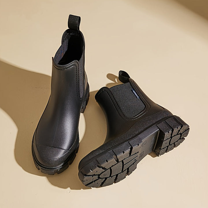 Women's Mid-Calf Waterproof Rain Boots with Non-Slip Sole – Selora