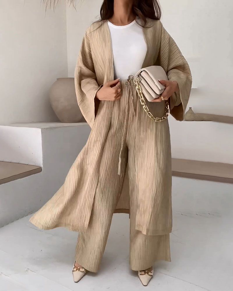 Casual two-piece set for women with jacket and pants - Thalia