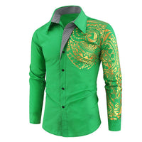 Men's Shirt with Gold Details – Darius