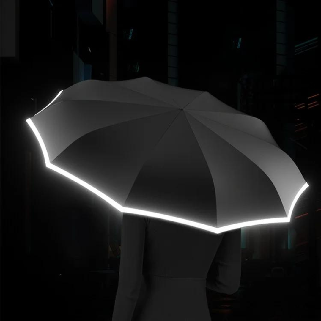 Winddichte Paraplu met Reflecterende Rand - StormGuard