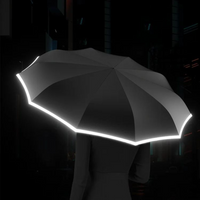 Winddichte Paraplu met Reflecterende Rand - StormGuard