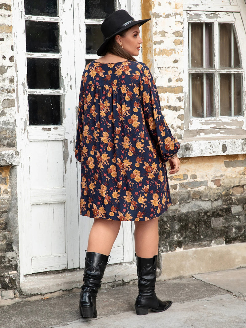 Sammy Jackson™ Jennifer Plus-Size Zomerjurk | Rustiek & Casual