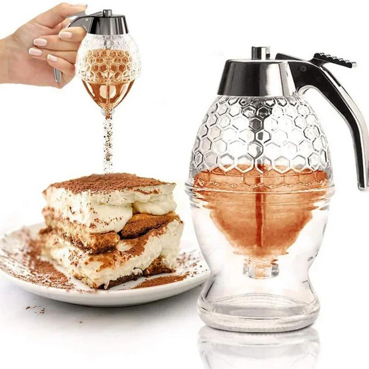 Stylish and Handy Honey Dispenser - HoneySaver