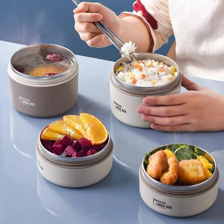 Meerlagige Geïsoleerde Lunchbox met GRATIS Draagtas - ThermoBox