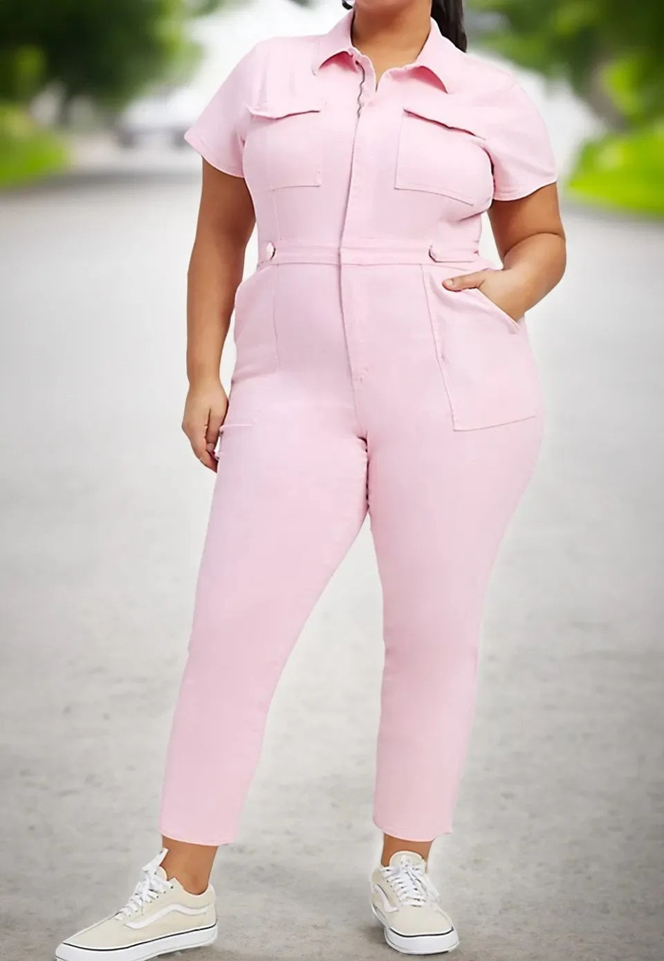 Sammy Jackson™ Isa Plus Size Jumpsuit | Stylish & Casual