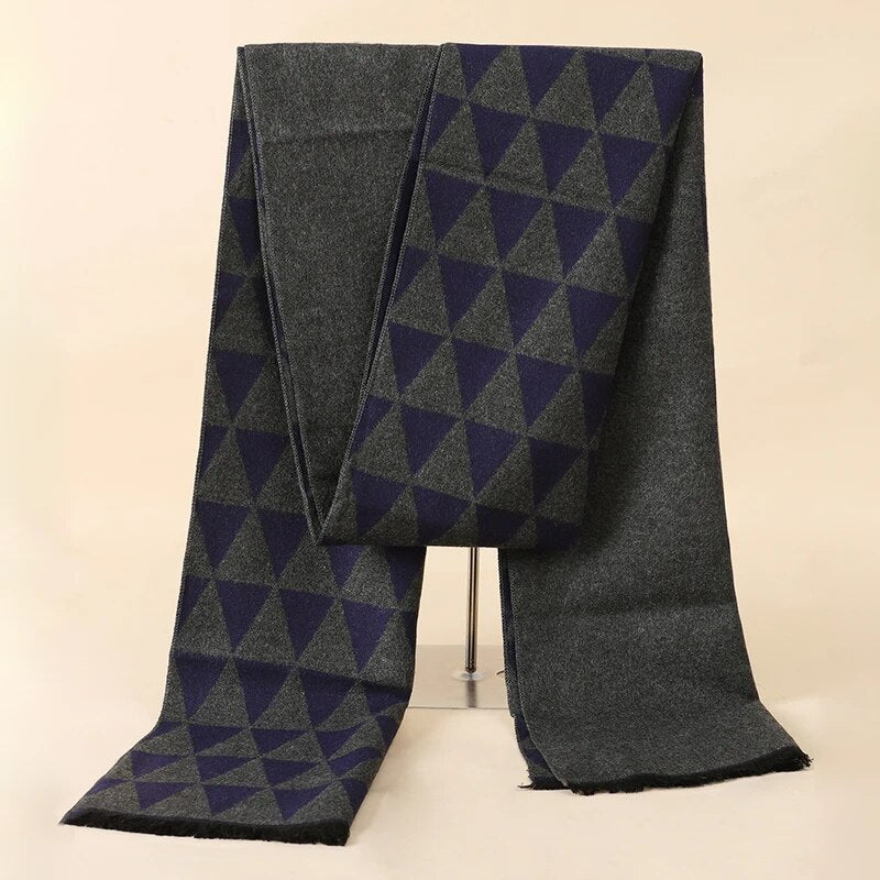 Sammy Jackson™ Checked Scarf | Stylish and warm cashmere scarf