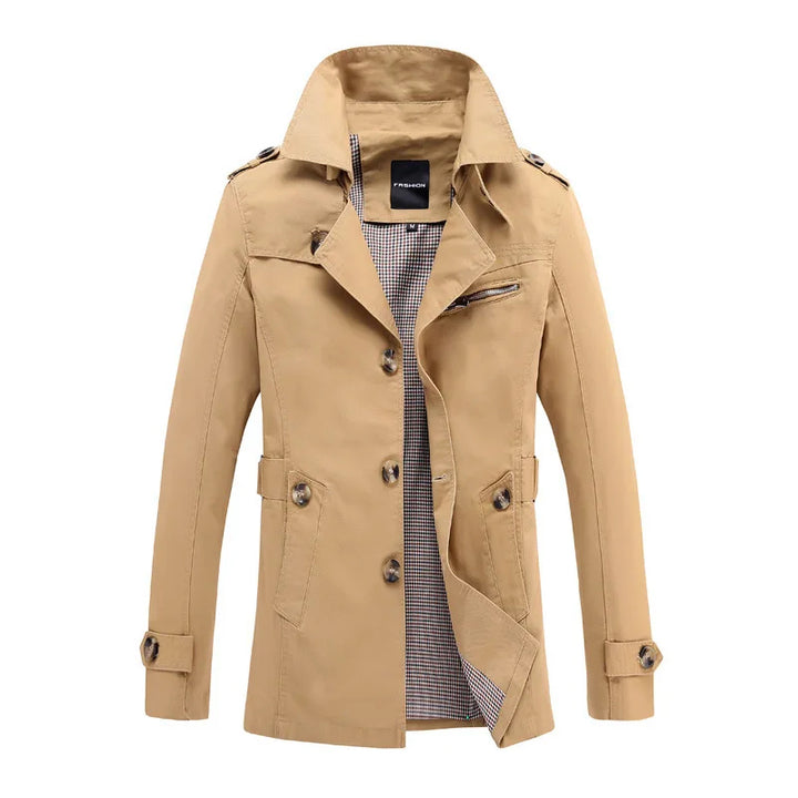 Sammy Jackson™ Michiel Winter Trench Coat | Trendy Warm Winter Coat