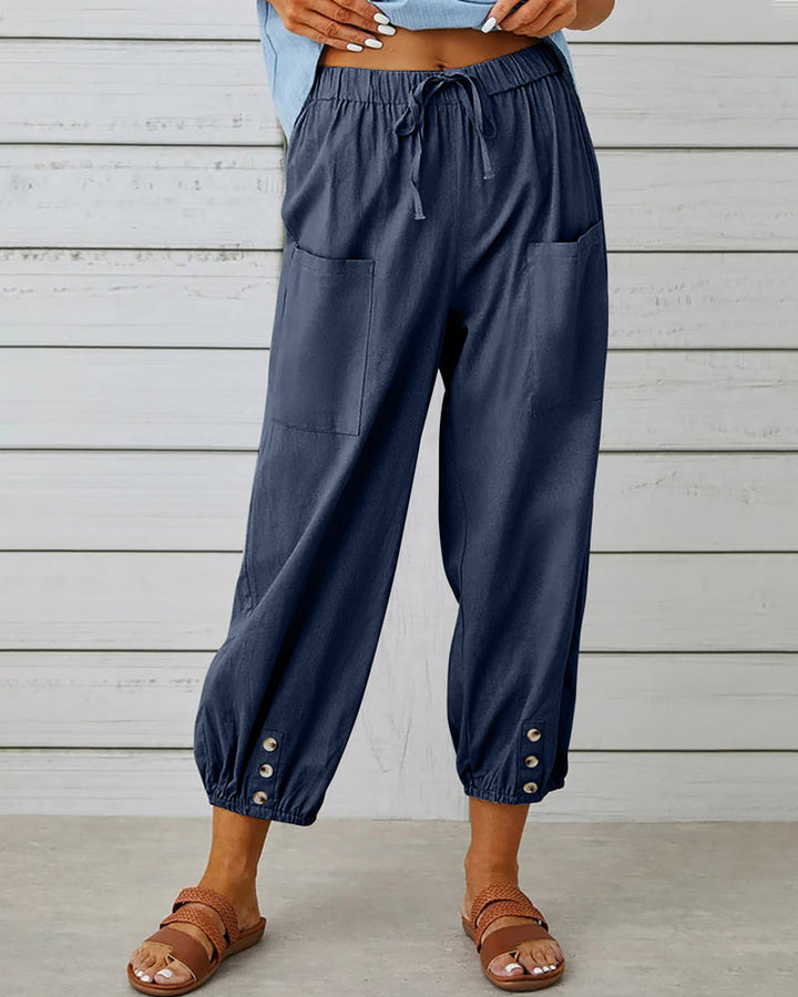 High-Waisted Women's Pants - Olivia