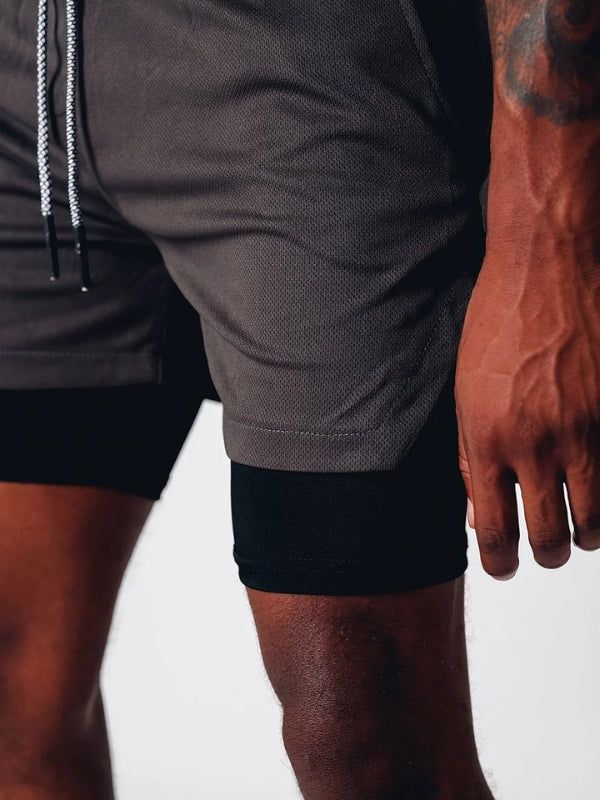 2-in-1 Zomer Sportshorts voor heren – Felix